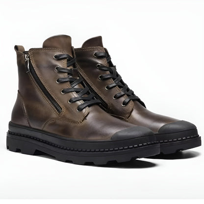 Classic Brown Ankle Boots - Vossary