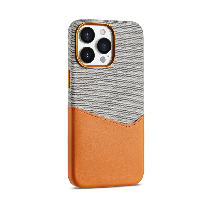 Premium Leather MagSafe iPhone Case with Wireless Charging