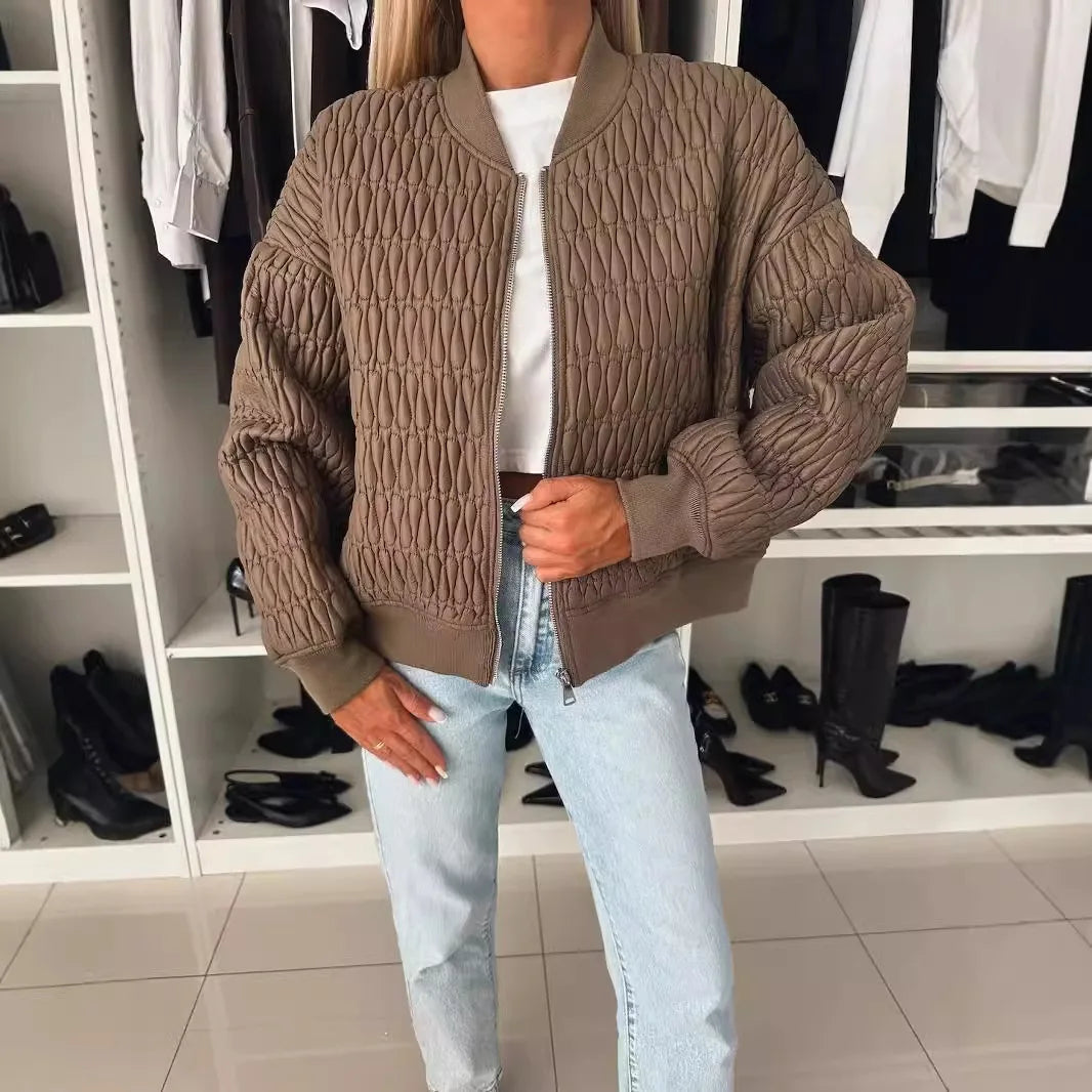 Warm Padded Fashion Bomber Jacket