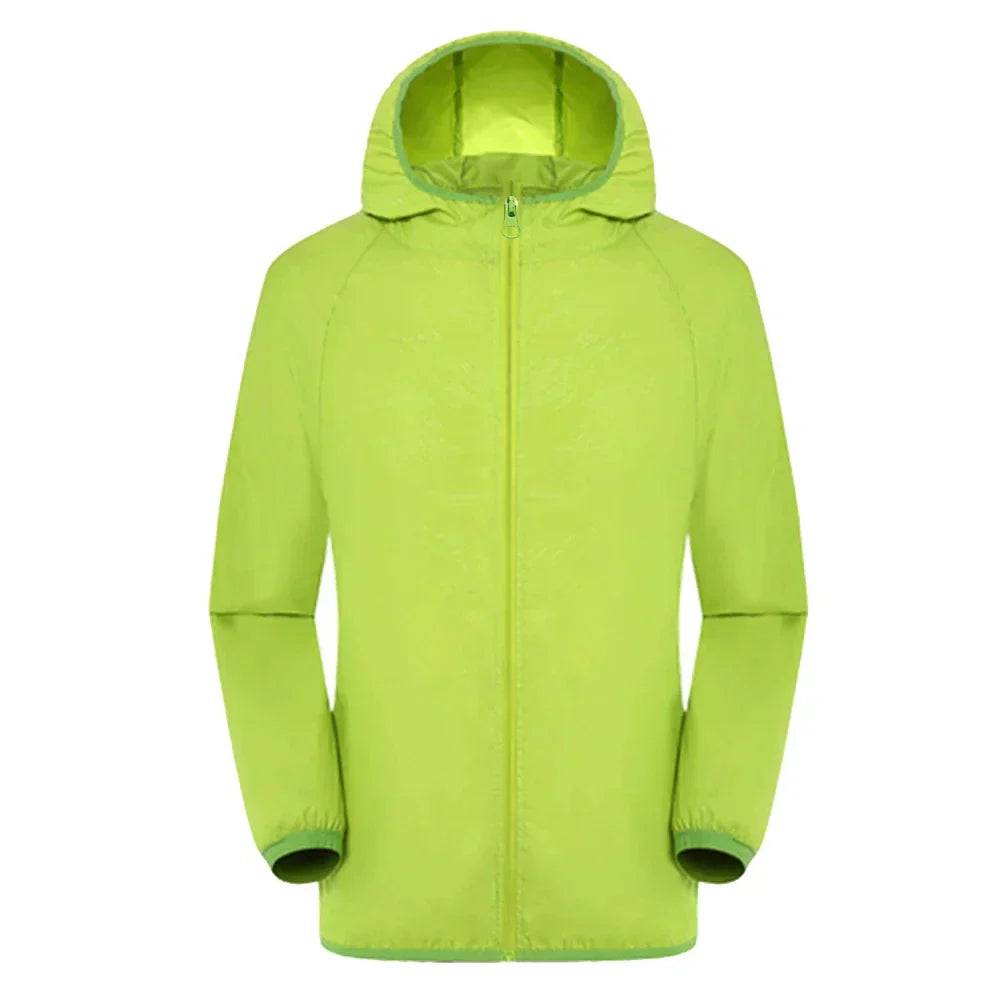 Waterproof Hooded Mens Zip Coat