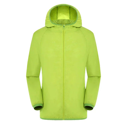 Waterproof Hooded Mens Zip Coat