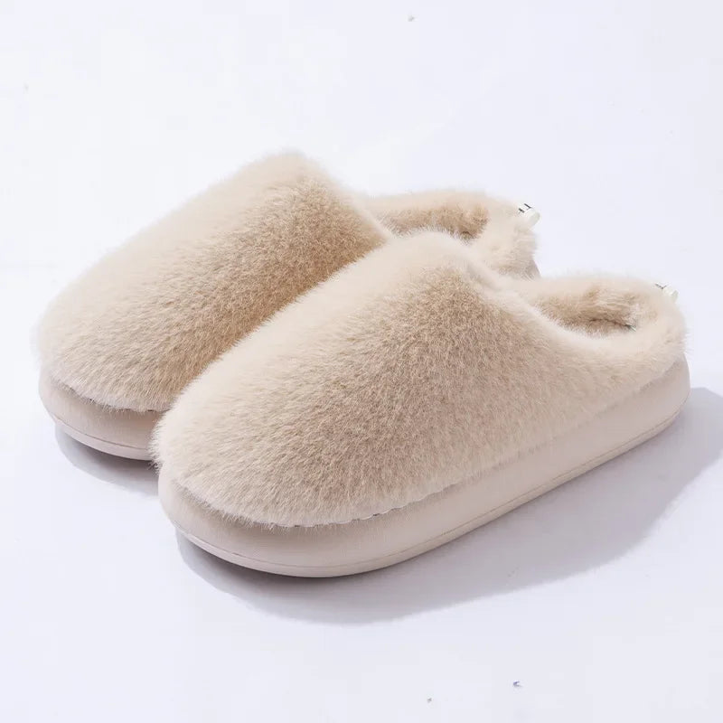 Danielle | Women's Soft Plush Slide Slippers - EasyApparels