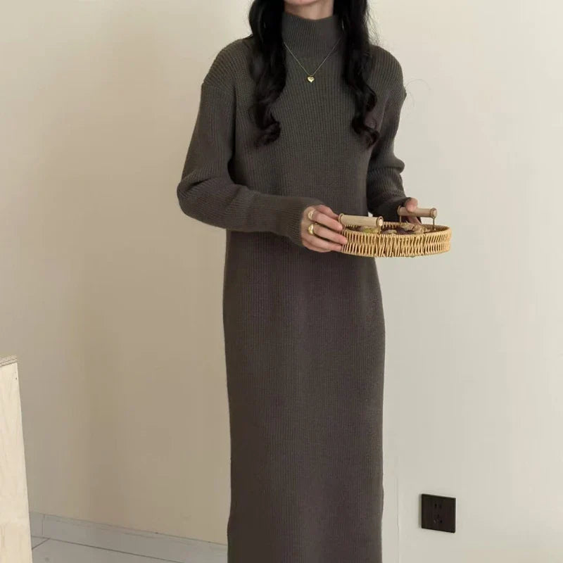 Soft Knit Sweater Dress