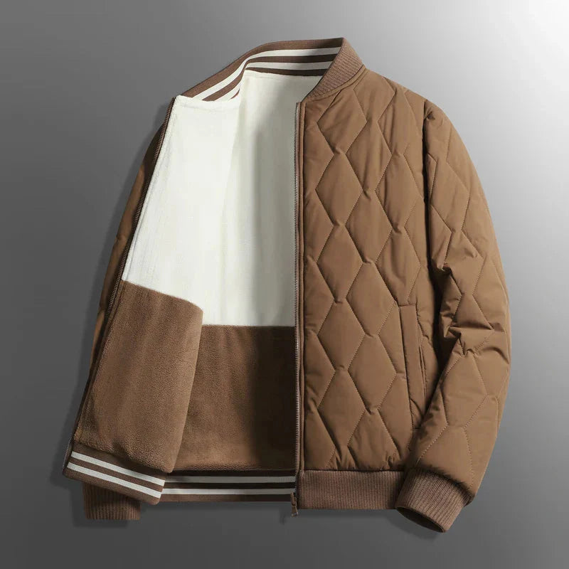 Warm Reversible Mens Bomber Jacket - EasyApparels
