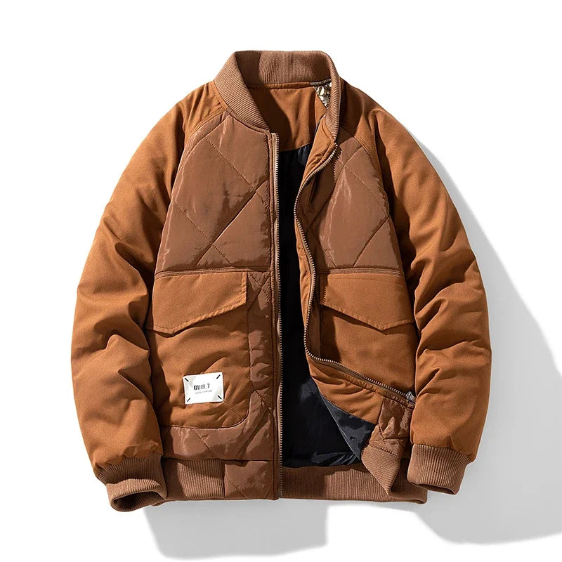Warm Padded Collar Jacket - EasyApparels