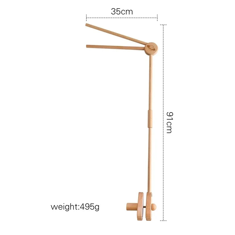 Baby Crib Mobile Toy Arm Soft Newborn Entertainment