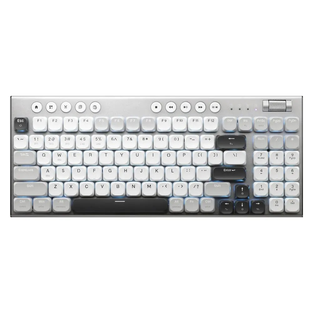 Slim Compact Mechanical Gaming Keyboard 98 Keys PBT - Luxicro