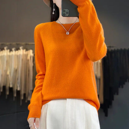 Soft Merino Wool Crew Neck Sweater