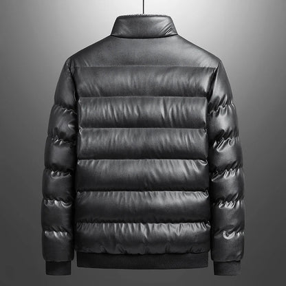 Blue Jean Quilted Puff Jacket