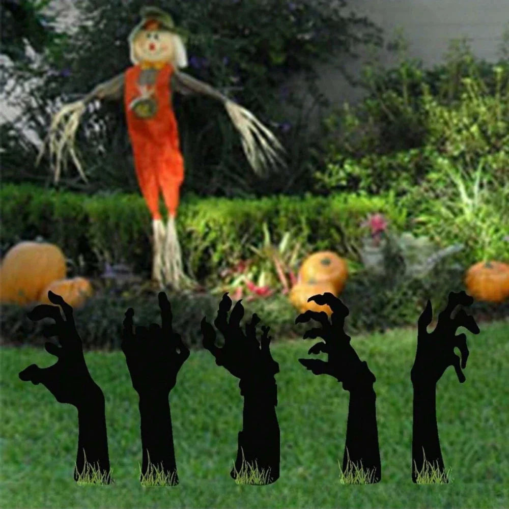 Spooky Skeleton Yard Stakes Fall Decorations - Luxicro