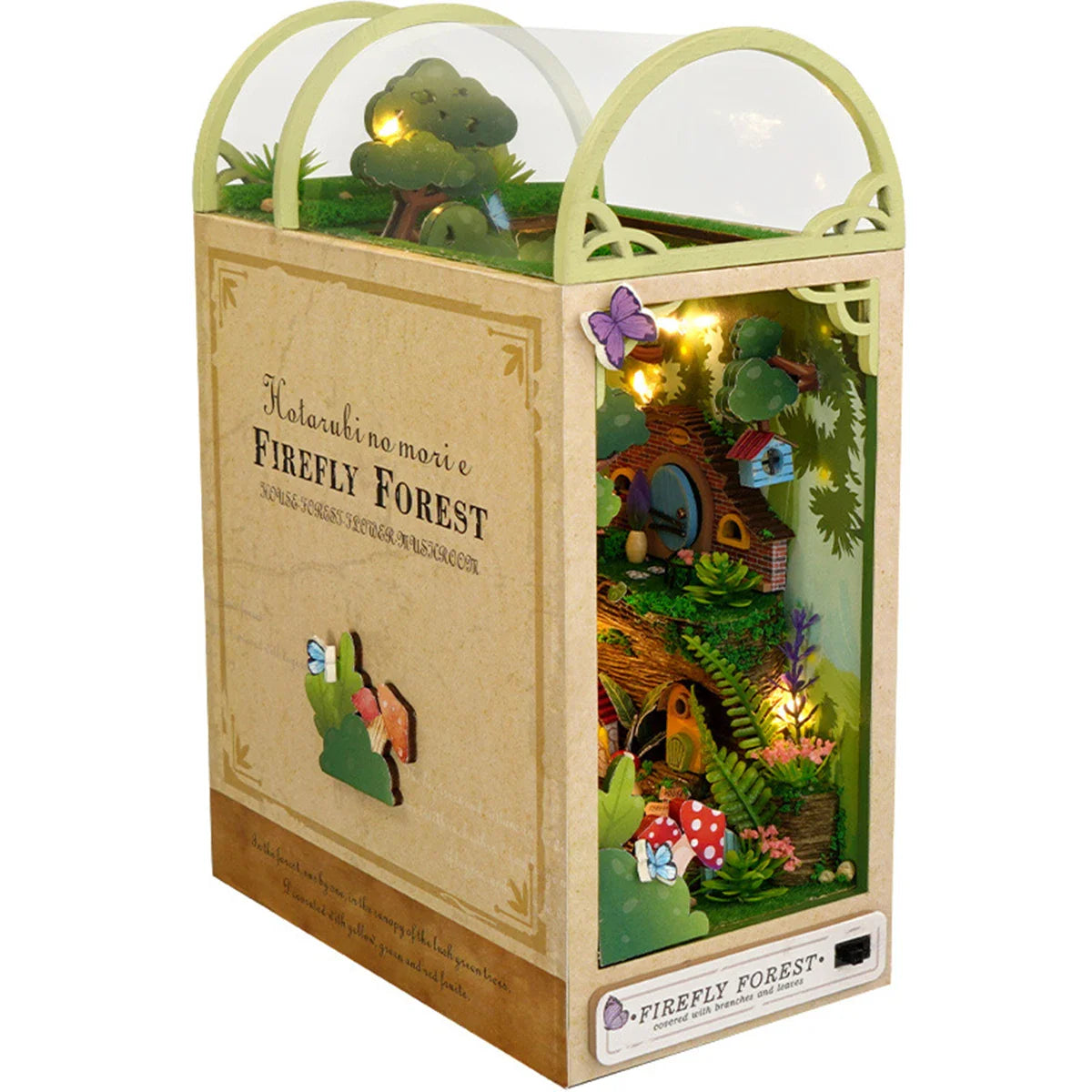 Mini Wooden Dollhouse Bookend Kit