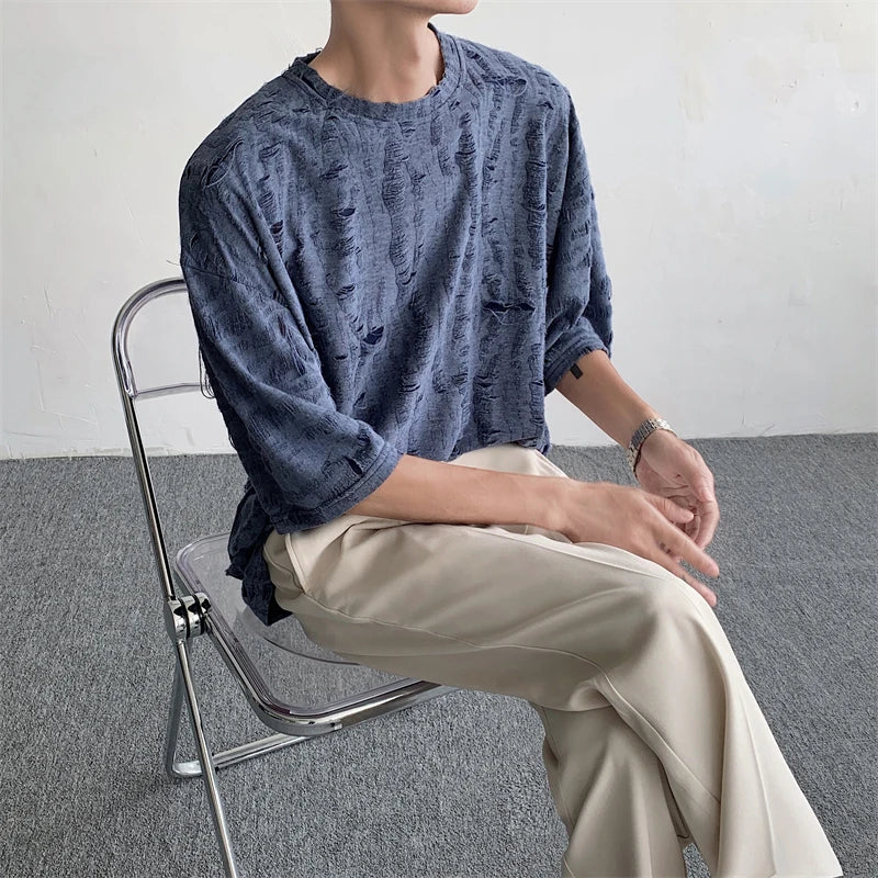 Retro Style Worn Look T-Shirt