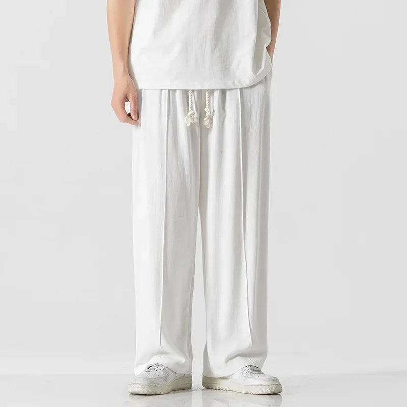 Comfortable Casual Cotton Trousers
