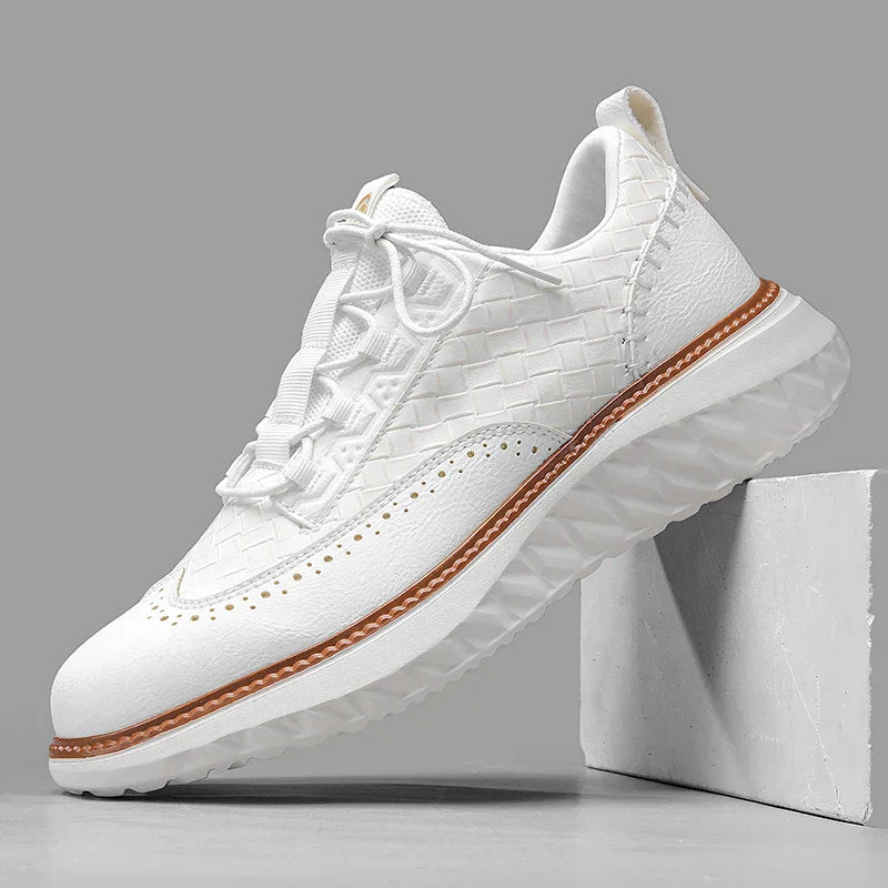 Premium Synthetic Leather Sneakers
