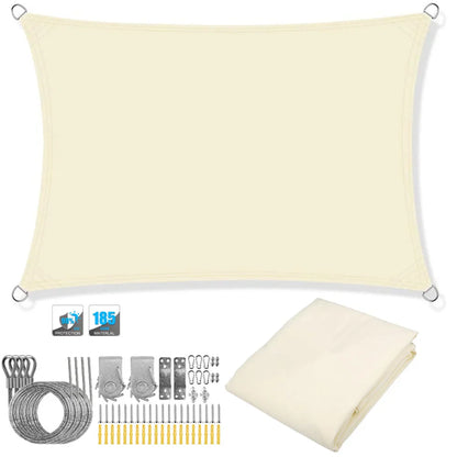 Outdoor Patio Sun Shade Waterproof UV Screen Canopy