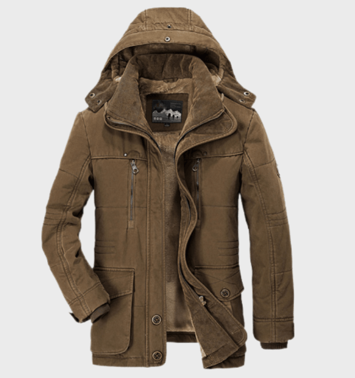 Warm Men's Insulated Winter Coat