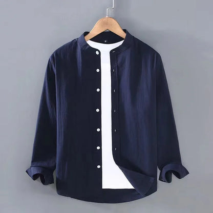 Beachy Cotton Button Down Shirt