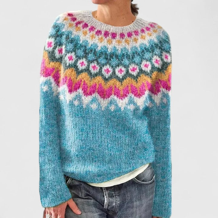 Elegant Women's Crew Neck Sweater