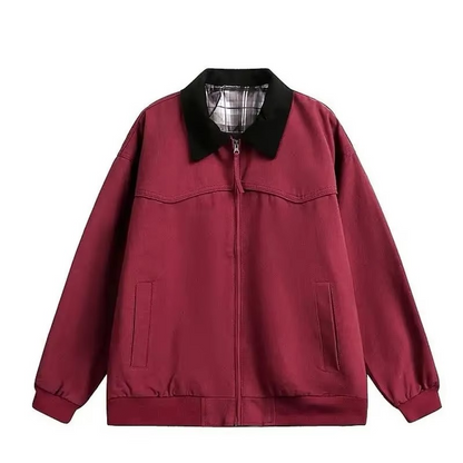 Classic Retro Cotton Denim Jacket for Men
