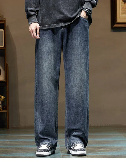 Comfortable Mens Straight Leg Jeans - Luxicro