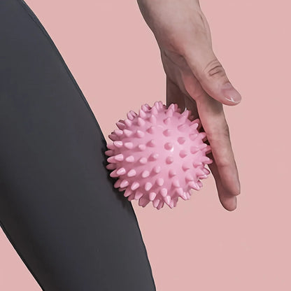 Compact Exercise Ball - Foam Roller for Back & Muscle Relief - Luxicro