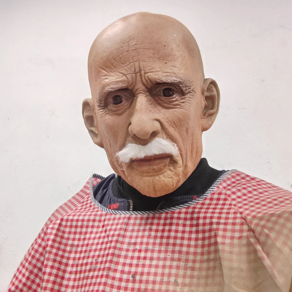 Scary Realistic Halloween Latex Mask Full Face Costume - Luxicro