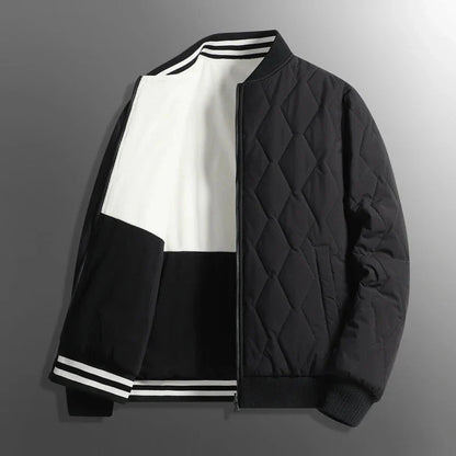 Warm Reversible Mens Bomber Jacket