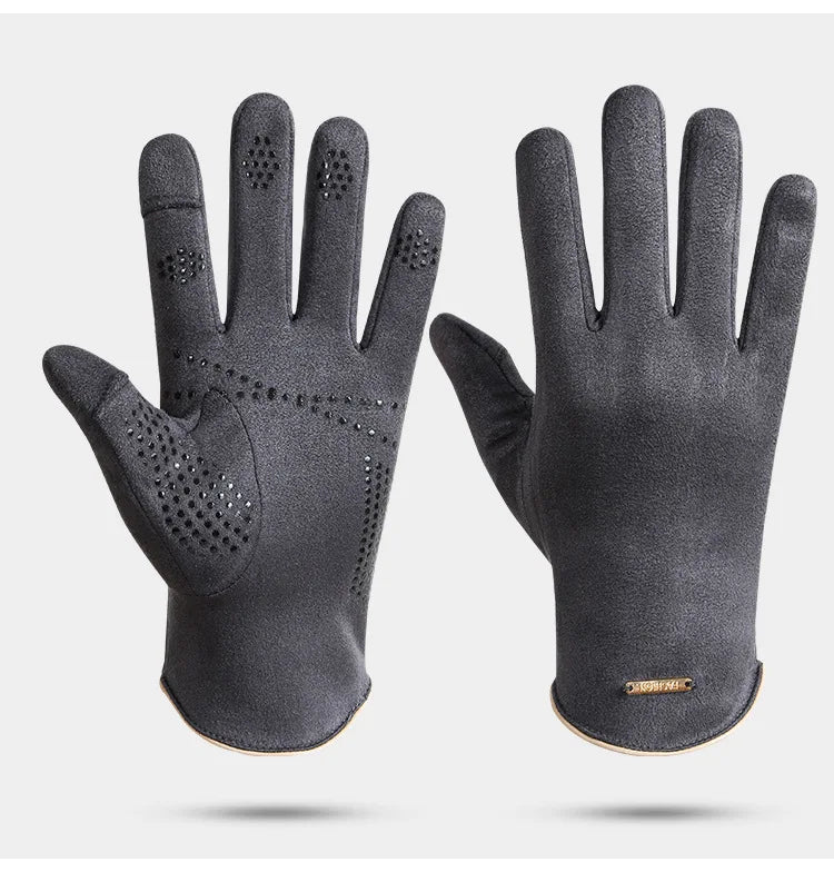 Tight Fitting Work Gloves with Studded Accents