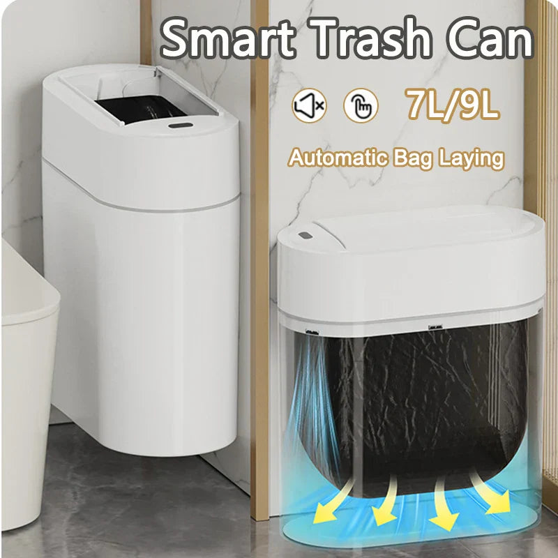 Touchless Automatic Sensor Kitchen Trash Bin 9L - Luxicro