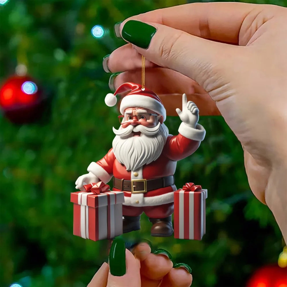 Small Christmas Santa Decor Hangings - Luxicro