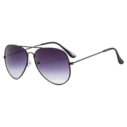 Trendy Pilot Sunglasses for Women - Silver Mirror Shades