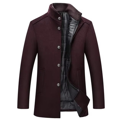 Men's Fit Adjustable Fleece Lined Winter Parka Jacket - EasyApparels
