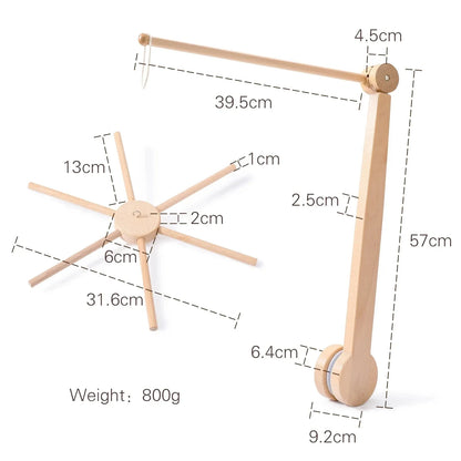 Baby Crib Mobile Toy Arm Soft Newborn Entertainment