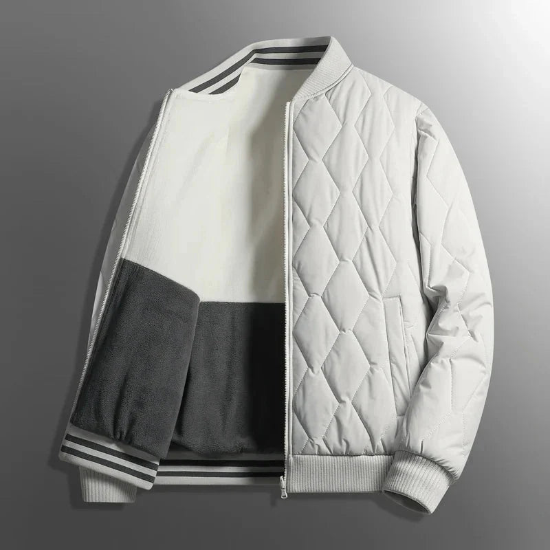 Warm Reversible Mens Bomber Jacket