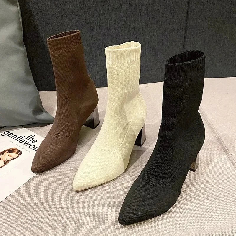 Luxury Comfortable Leather Ankle Boots - EasyApparels