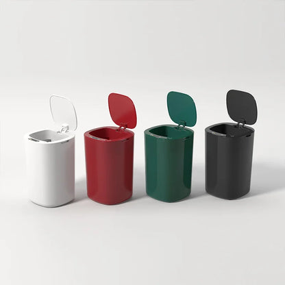 Automatic Motion Sensor Trash Can With Flip Top Lid - Luxicro