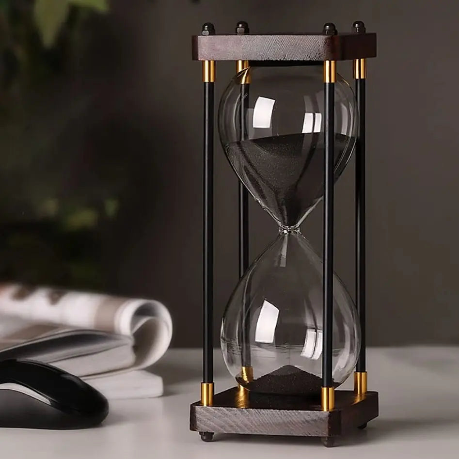 Simple Wooden Hour Glass Sand Timer - EasyApparels