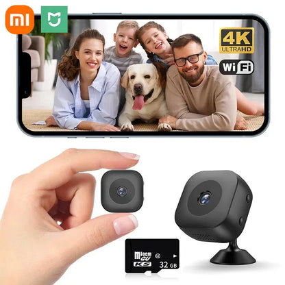 Compact WiFi Home Security Camera 1080P Night Vision