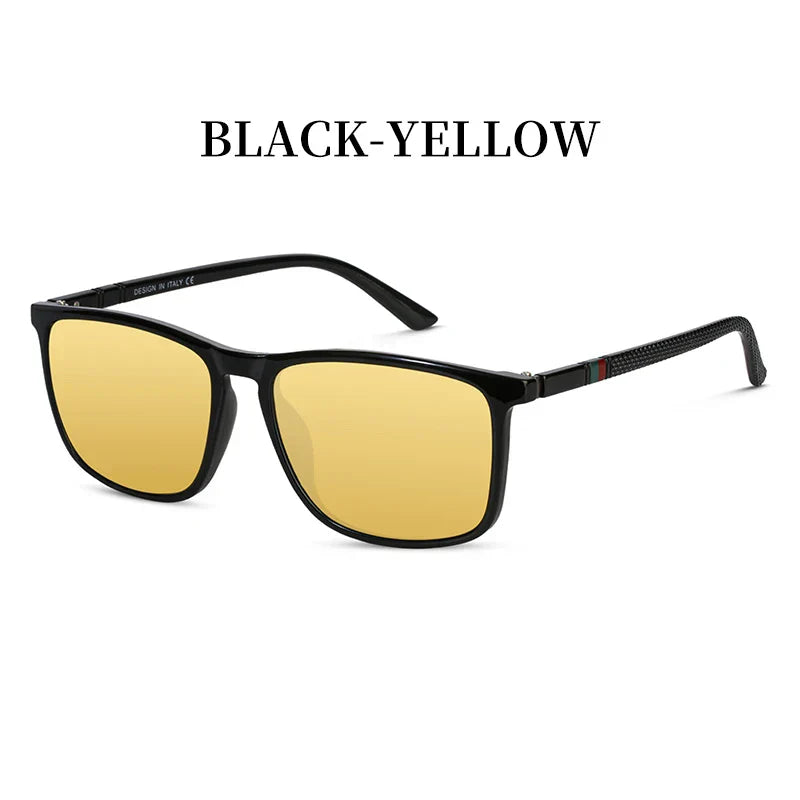 Polarized Driving Shades Yellow Lenses UV Protection Lightweight Frames