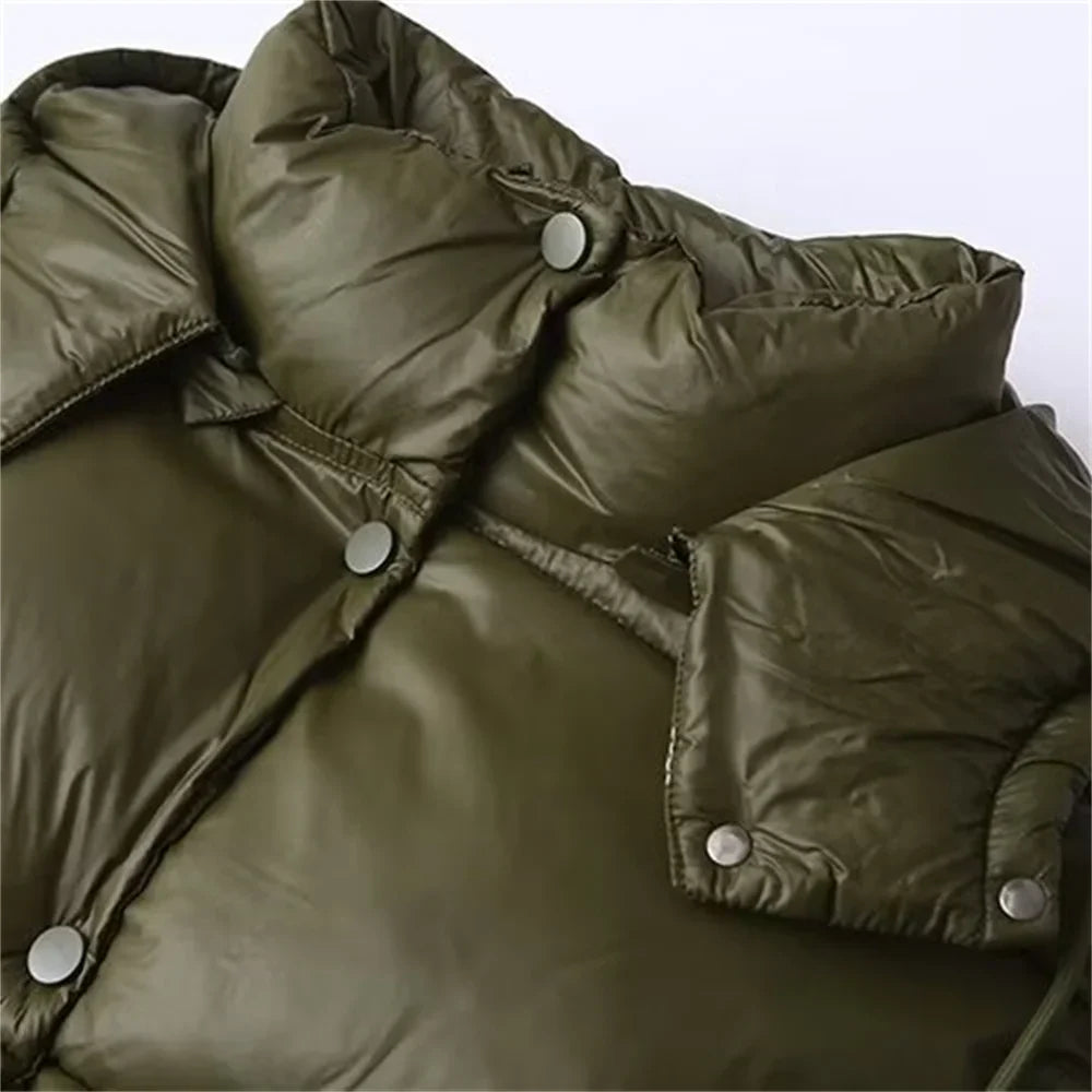 Warm Womens Padded Hoodie Jacket