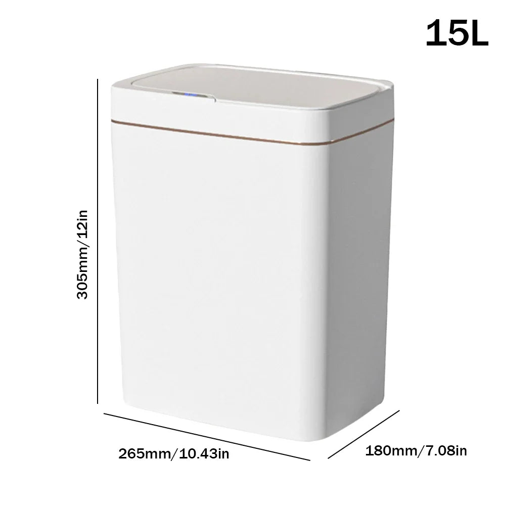 Automatic Touchless 15L 18L Motion Sensor Trash Bin