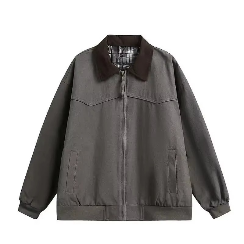 Classic Retro Cotton Denim Jacket for Men