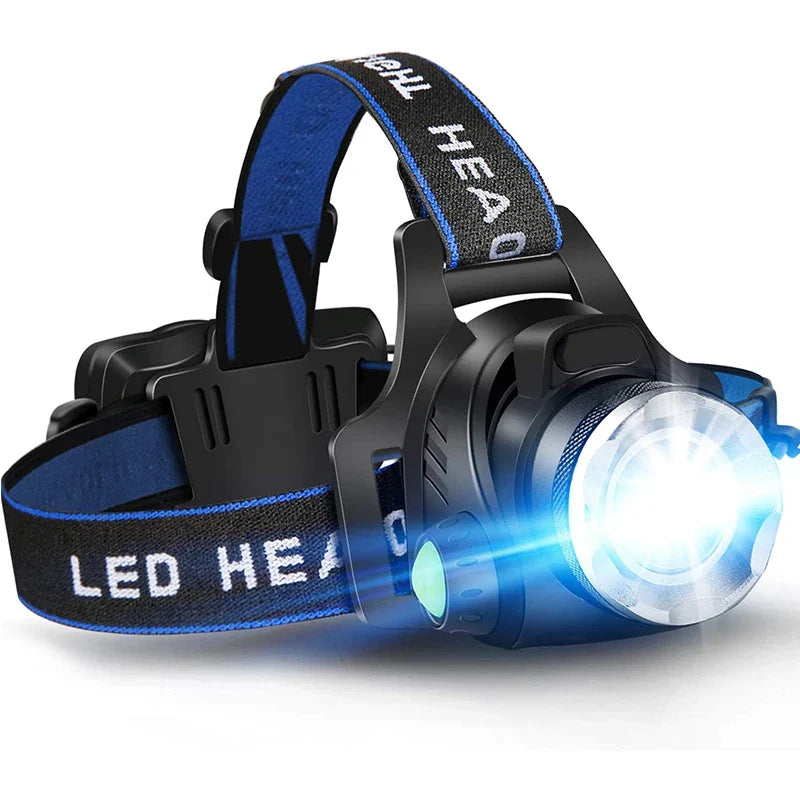 Bright Rechargeable LED Headlight with Case - Luxicro