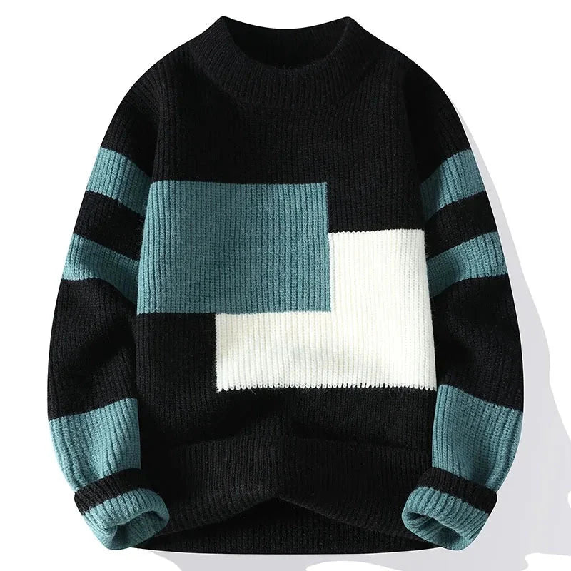 Soft Crew Neck Casual Men's Sweater - EasyApparels