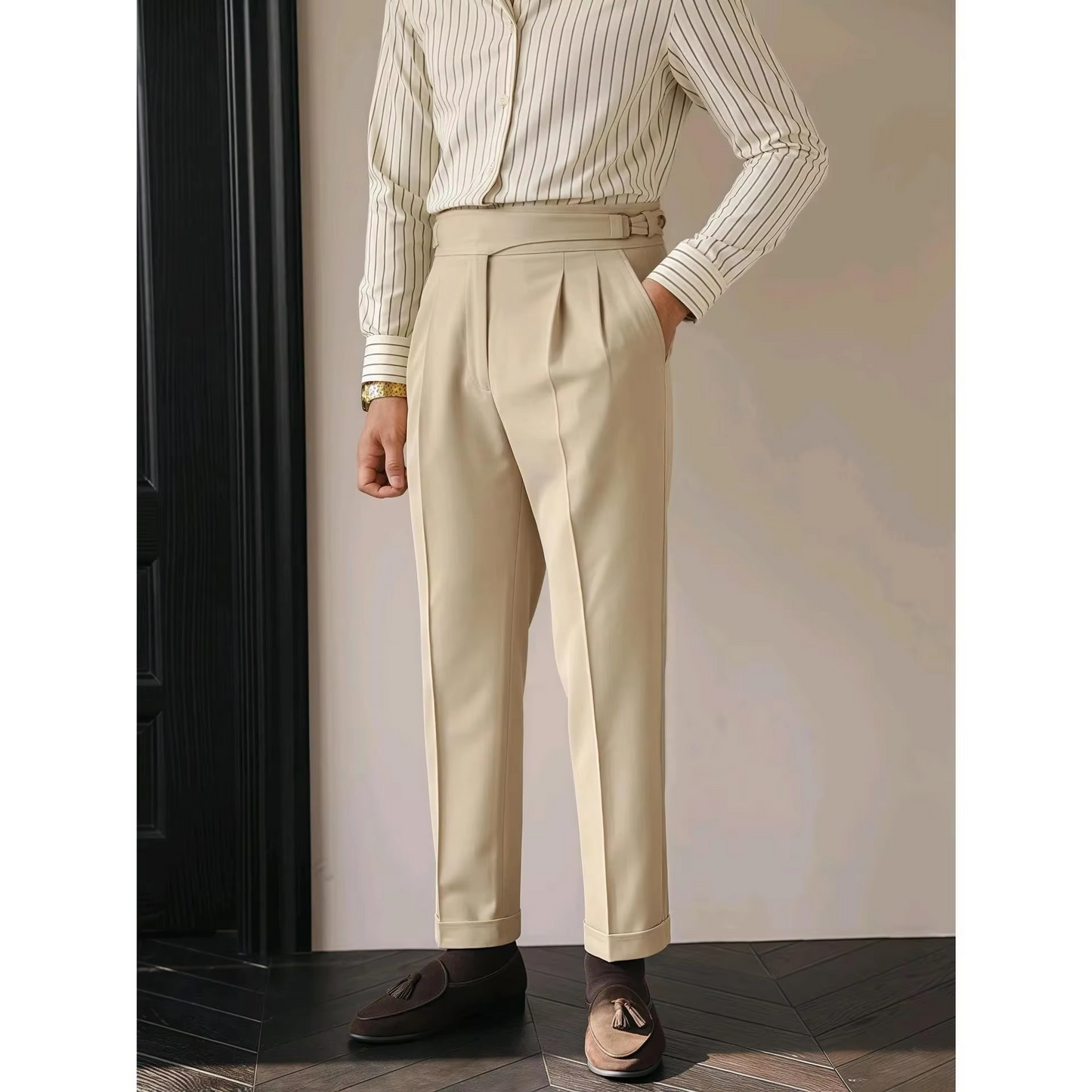 Classic Fit Men's Slim Business Trousers