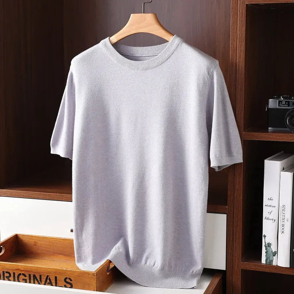 Classic Crew Neck Tee for Men