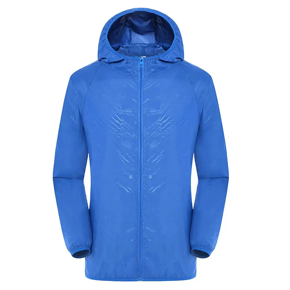 Waterproof Hooded Mens Zip Coat