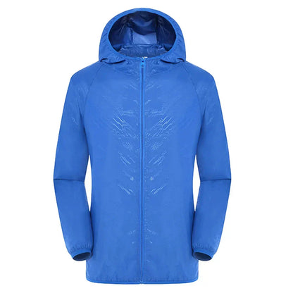 Waterproof Hooded Mens Zip Coat