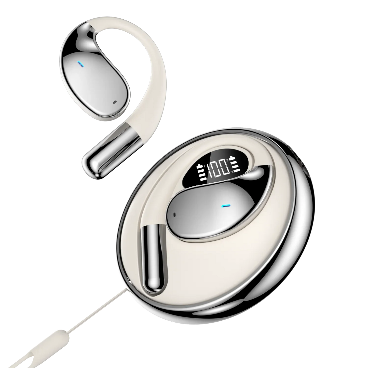 Compact Bluetooth Earbuds Wireless Stereo Travel