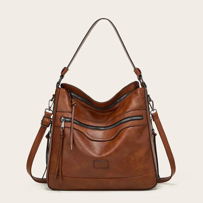 Soft Leather Relaxed Tote Bag - EasyApparels